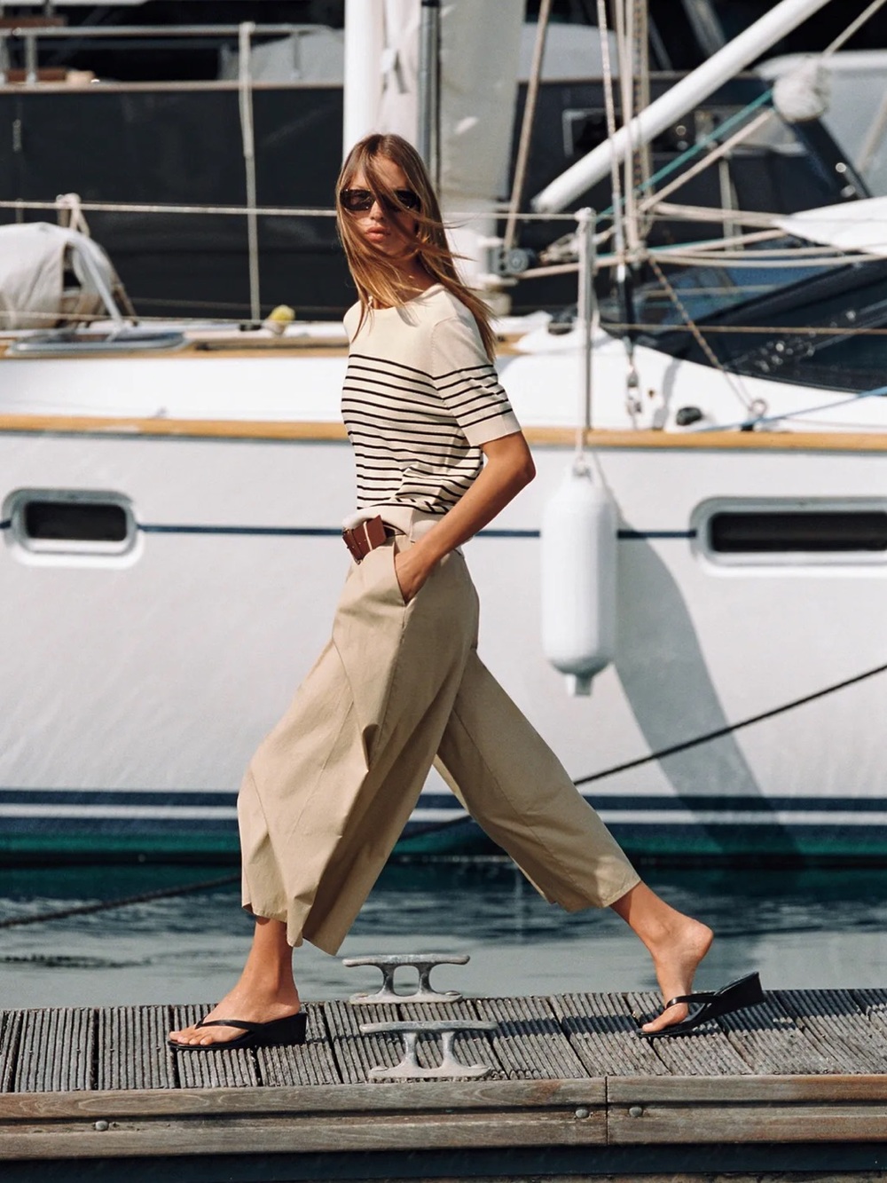 Zara Culottes & Belt - NWT - Picture 3 of 8